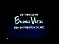 Buena Vista Distributed By VHS Logo 1957
