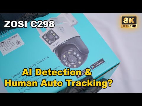 The Ultimate Dual-Lens Wired WiFi PTZ Security Camera | ZOSI C298 | Unboxing, Testing & Review