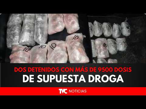 Dos detenidos con más de 9500 dosis de supuesta droga en operativo en la CA-5 en Pespire
