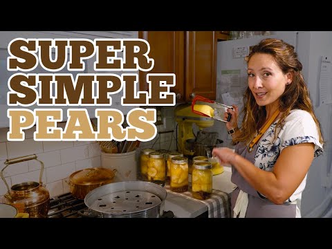 Old Farmer's Wife Trick to Stock Your Shelves | Super Simple Canned Pear Recipe