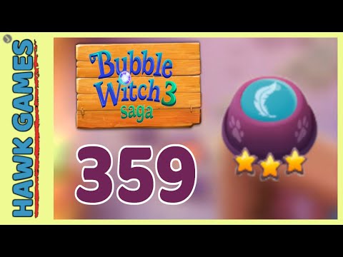 Bubble Witch 3 Saga Level 359 (Release the Owls) - 3 Stars Walkthrough, No Boosters