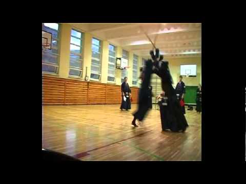 Warsaw Kendo League May 2012 - Paradowski (aka) vs. Piotrowski (Shiro)