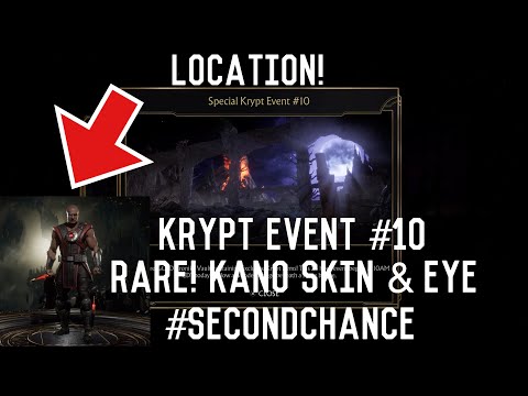 MK11 - KRYPT EVENT #10 LOCATION! (RARE! Kano Skin & Klassic Eye!)