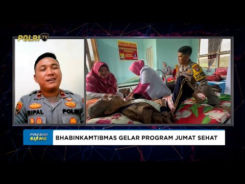 LIVE - KAPOLSEK TEMBILAHAN IPDA RIPAL INDRAWATA GAGAS JUMAT SEHAT