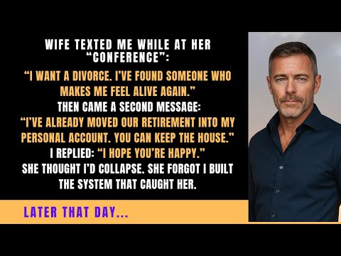 Wife Texted 'I Want Divorce' From Conference & Moved Retirement Funds | Silent revenge