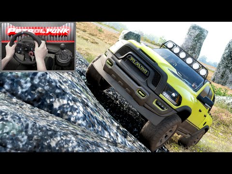 RAM 1500 Rebel TRX Concept - Forza Horizon 4 Gameplay (Steering G29 + Shifter) | PetrolPunk