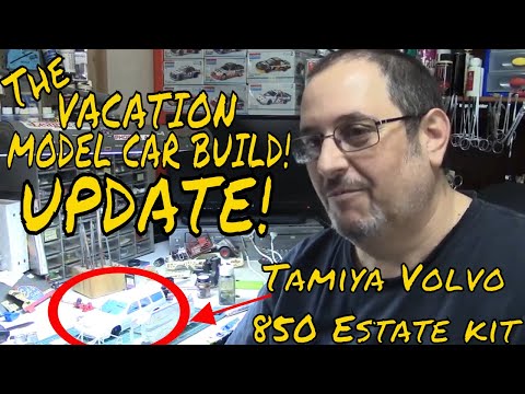 Vlog 9 THE VACATION BUILD The Tamiya Volvo 850r Wagon