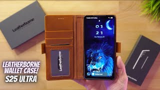 S25 Ultra LeatherBorne Case - A Premium Leather Wallet Case for your Samsung Device!