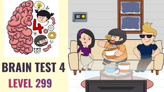 🧠 Brain Test 4 Level 299 | Judy was expecting a romantic movie night Help her | Walkthrough