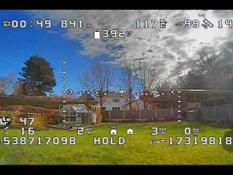 Drone unstable hover following a crash