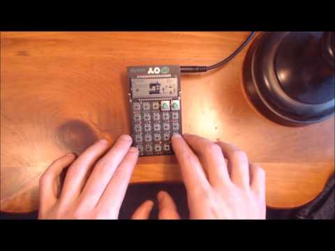 Teenage Engineering PO-12 Tutorial : Building in Chain Mode