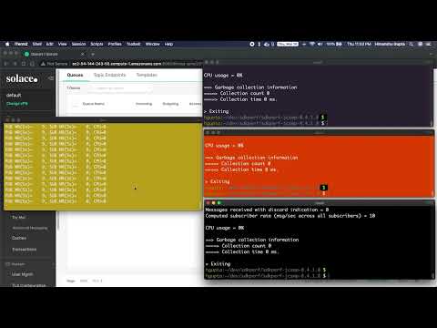 Solace PubSub+ Demo: Exclusive and Non-Exclusive Queues