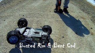 Losi LST3 took Punishment (X-Maxx &amp; Lst3)Mega Jumps - RC Overdose