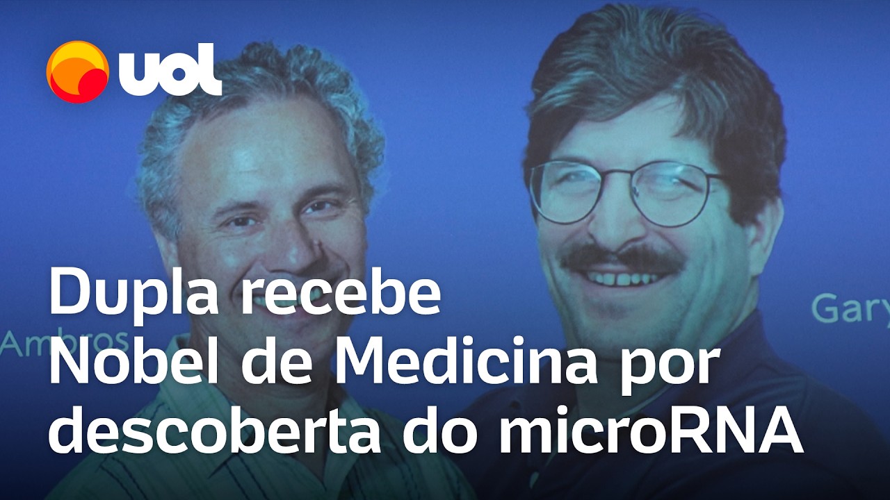 Prêmio Nobel de Medicina vai para dupla de cientistas dos EUA pela descoberta do microRNA; confira