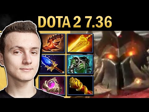 Wraith King Gameplay Miracle with Cuirass and MKB - Dota 2 7.36