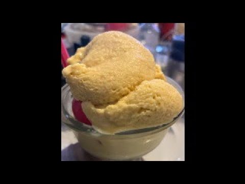 Creamy corn ice cream 🍨