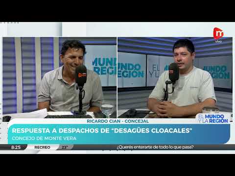 Temas tratados en el Concejo de Monte Vera: Cloacas, Inmuebles, Agua Potable | Ricardo Cian, Cjal