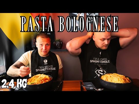 YLI 10000 IHMISTÄ ON KOKEILLUT SYÖDÄ TÄMÄN! 2.4KG PASTA BOLOGNESE | FEAT JESSE PYNNÖNEN