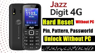 Jazz digit 4G Unlock (No Need Software Box & Dongle) without Computer,Hard reset