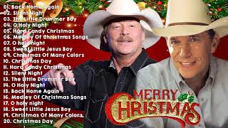 Alan Jackson &amp; George Strait Christmas Songs Full Album🎄🎄 Best Country Christmas Songs 2021 Medley