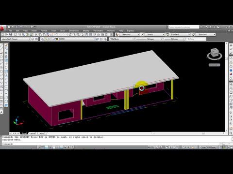 Autocad tutorial | Autocad 3D | 3d Home design | Civil engineering Video