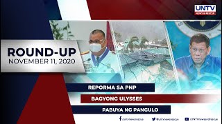 Download lagu UNTV NEWS ROUNDUP: Mga balitang dapat mong malaman (November 11, 2020) mp3