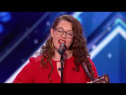 Mandy Harvey | Deaf singer with her original song "Try." | America' Got Talent 2017
