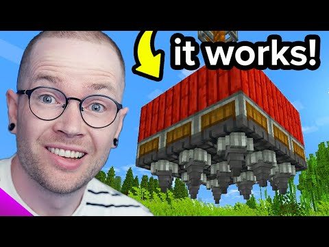 I BUILT MY FIRST MINECRAFT MACHINE! (Modded Minecraft Part 6)