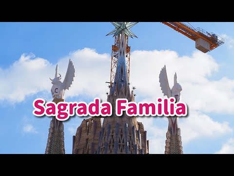 Different views of the Sagrada Familia 8 April 2023