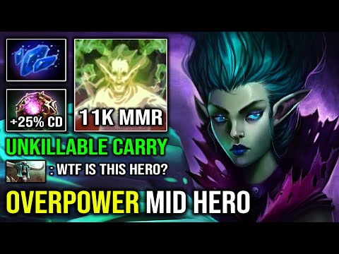Death Prophet Mid is Just Too Overpower | 100% Unkillable Hero Max Siphon HP Regen 11K MMR Dota 2