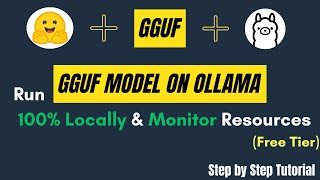 Easily Run Hugging Face GGUF Models Locally with Ollama #LLM #HuggingFace #GGUFModels #Ollama#asitop