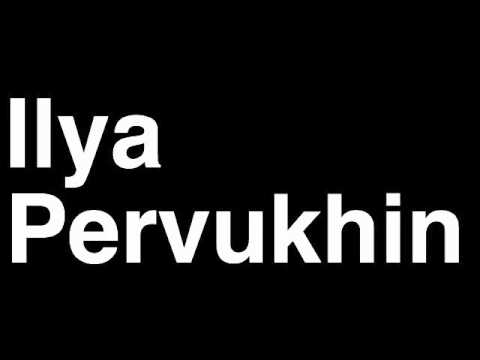 How to Pronounce Ilya Pervukhin Russia Bronze Medal Canoe Double 1000m London 2012 Olympics Video