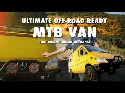 The Perfect "budget" Van Build for Mountain Bikers // 2006 Dodge Sprinter 118WB
