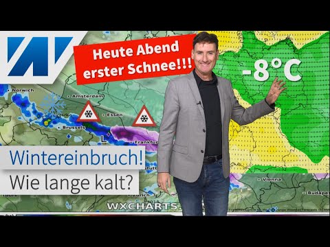 Es geht los: Blitzwinter in Deutschland! Schnee, Glätte uns Frost bis -8 °C! 1. Advent wieder mild.