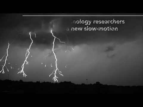 Lightning storm in super slow motion video from Florida researchers. 