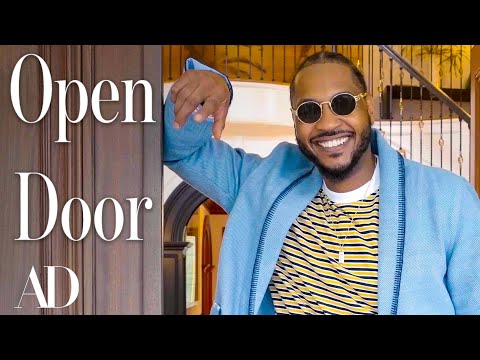 Inside NBA Hall of Famer Carmelo Anthony’s Stylish New Home | Open Door | Architectural Digest