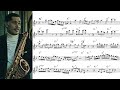Dexter Gordon - Rainbow People Tenor Sax Solo [Transposed to Bb Key]