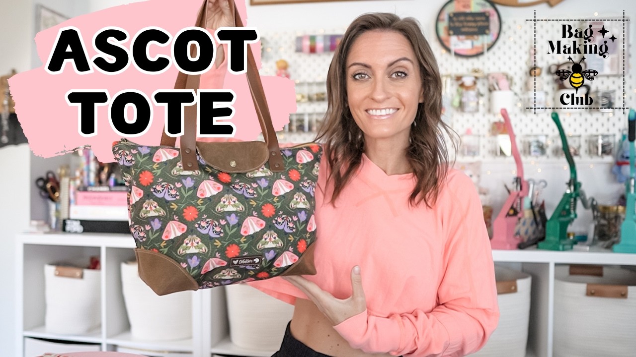 Sewing The Bag Trends - Full Tutorial For The Elegant Ascot Tote From Kandou Patterns