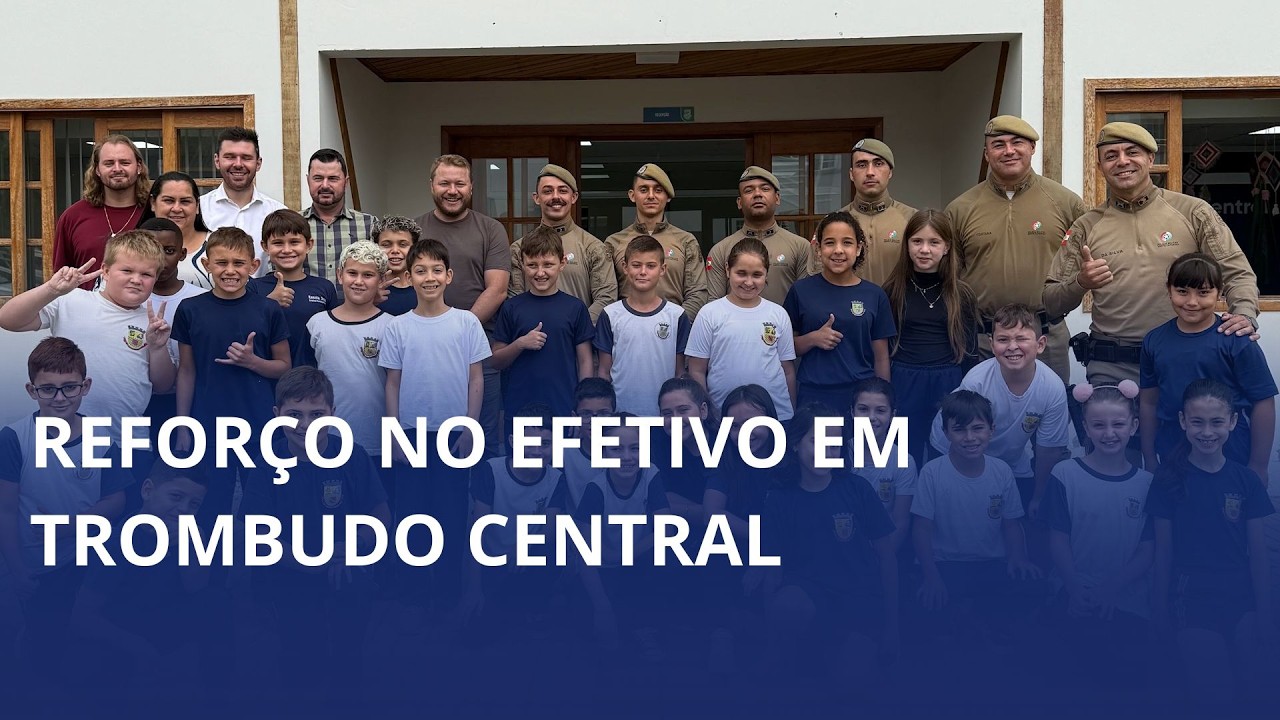 Trombudo Central conta com reforço no efetivo da PM