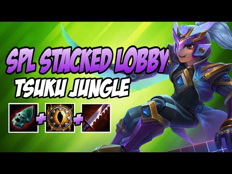 SPL STACKED LOBBY! | TSUKUYOMI JUNGLE | GRANDMASTERS SMITE