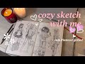 Late Night Sketching Cozy Sketch With Me