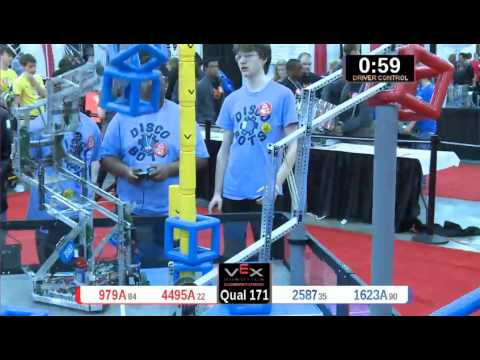 2015 VRC Engr Q171 - 979A 4495A vs 2587 1623A - 34 to 72 - VEX Worlds 2015 - Engineering Division