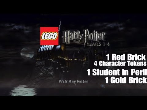 Lego Harry Potter Years 1-4 Library And Library Second Room Free Roam All Collectables