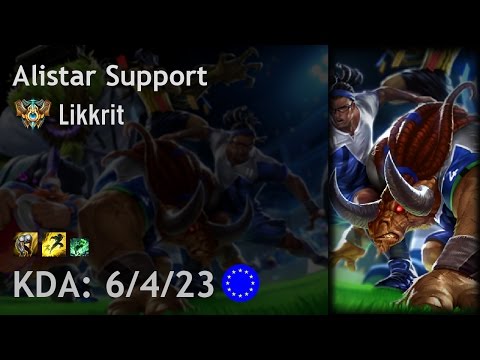 Alistar Support vs Leona - Likkrit - EUW Challenger Patch 6.22