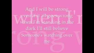 Hilary Duff - Someone&#39;s watching over me - Lyrics