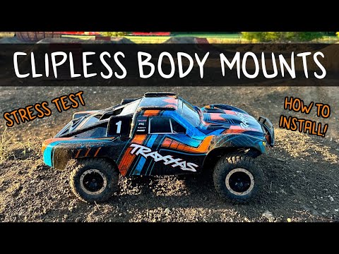 Traxxas Slash Clipless Body Mounts - How To Install & Stress Test!