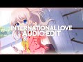 International Love - Pitbull [edit audio]