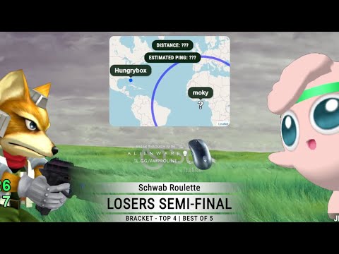 Hungrybox (Puff) vs Moky (Fox) Schwab Roulette Losers Losers Semi-Final