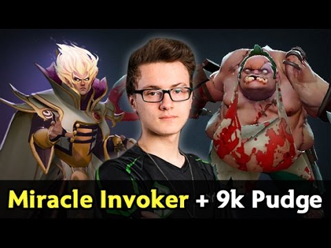 Miracle Invoker god + 9000 MMR Pudge — Liquid vs Cloud 9