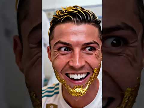 Ronaldo’s Lips Turned into PURE GOLD! 🤑✨
